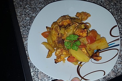 Hähnchenbrustfilet mit Country-Kartoffeln 22