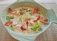 Scharfe Garnelensuppe mit Kokosmilch