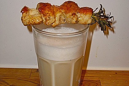Rosmarinsüppchen mit Geflügelspieß 8