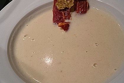 Rosmarinsüppchen mit Geflügelspieß 3