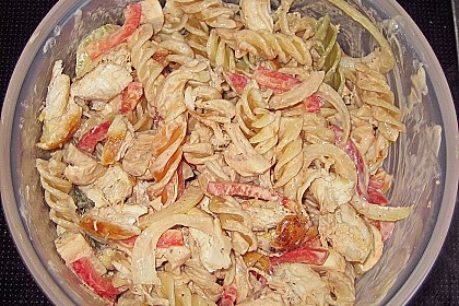 Nudelsalat mit Hähnchenbrust 4