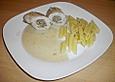 Putenbrustr&ouml;llchen mit Champignons