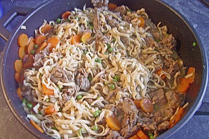 Curryrahmnudeln mit Asia - Touch 1
