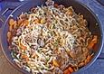 Curryrahmnudeln mit Asia - Touch