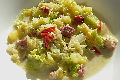 Wirsing - K&auml;se - Eintopf 1
