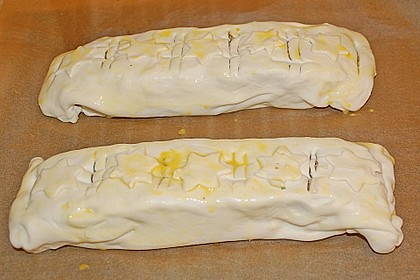 Paranussbraten in Bl&auml;tterteig mit Preiselbeersauce 11