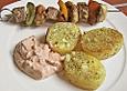 Lammspie&szlig;e mit Tomaten - Dip
