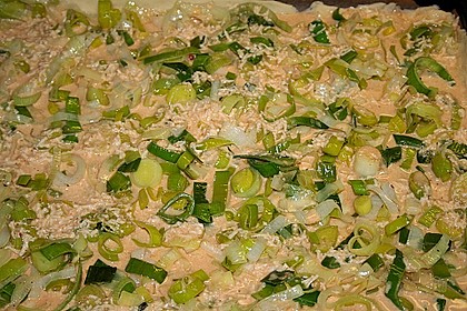 Lauch - Quiche mit Curry 2