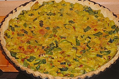 Lauch - Quiche mit Curry 7