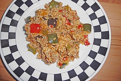Bulgur - Gemüse - Pfanne 1