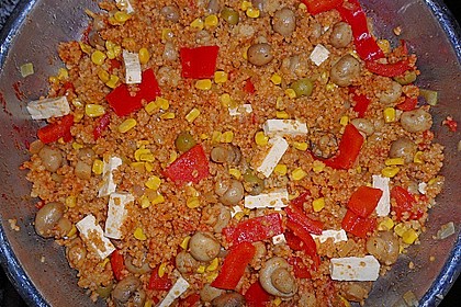 Bulgur - Gemüse - Pfanne 4