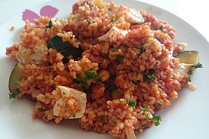 Bulgur - Gemüse - Pfanne 3