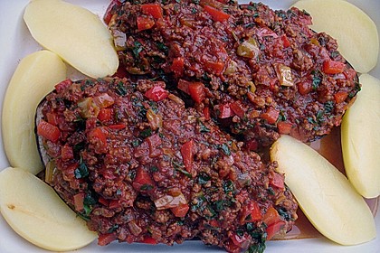 Karniyarik - gef&uuml;llte Auberginen 5