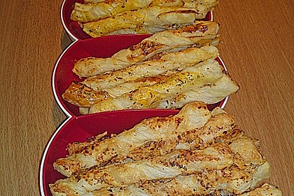 Blätterteig - Knusperstangen 6