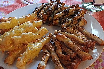 Blätterteig - Knusperstangen 1