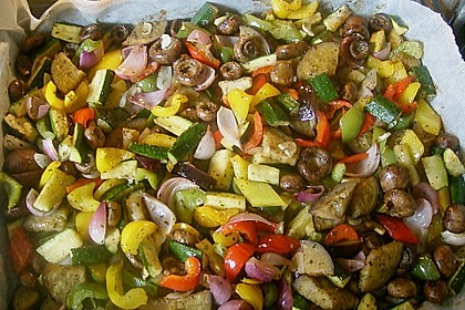 Antipasti auf dem Blech 1