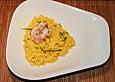 Safranrisotto mit Riesengarnelen