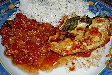 Hähnchenbrust mit Gorgonzola