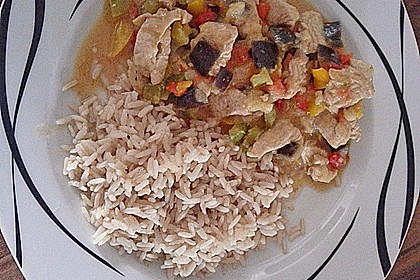 Curry - Reispfanne mit H&uuml;hnchen und Gem&uuml;se 1