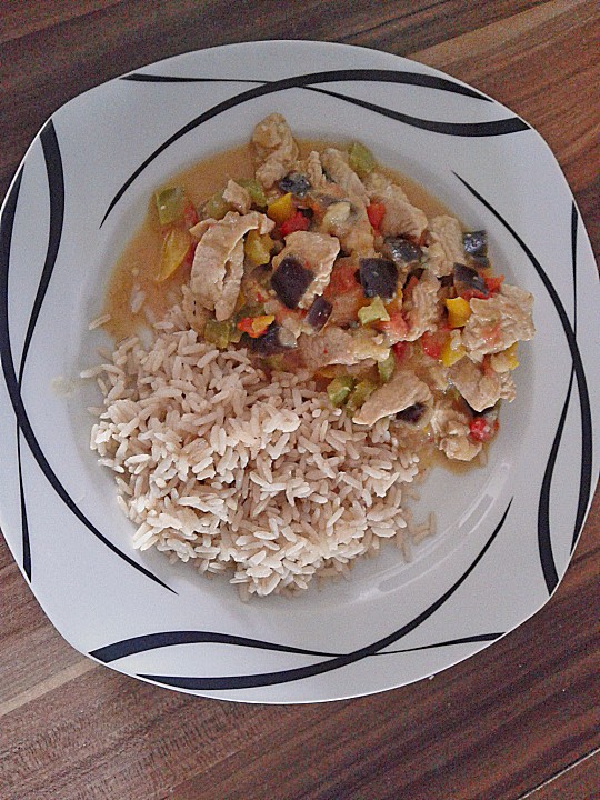 Curry - Reispfanne mit Hühnchen und Gemüse (Rezept mit Bild) | Chefkoch.de