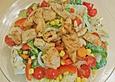 Bunter Salat mit Putenstreifen