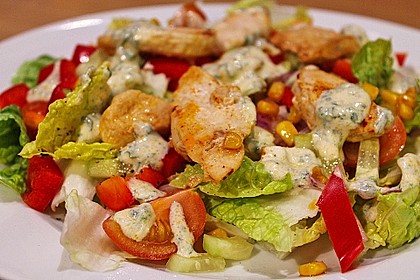 Bunter Salat mit Putenstreifen 3
