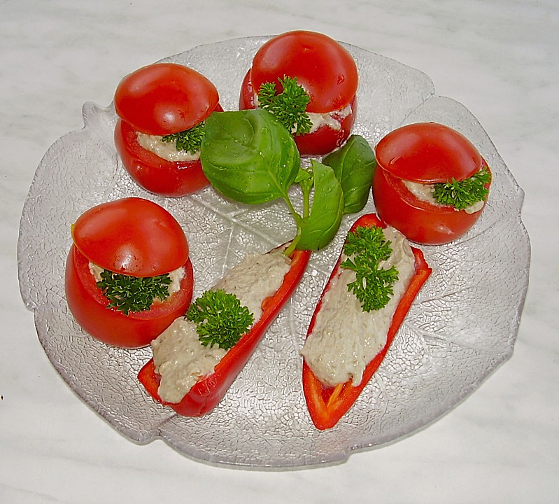 Gefüllte Tomaten mit Thunfisch (Rezept mit Bild) | Chefkoch.de