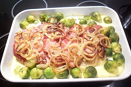 Rosenkohl - Kasseler - Auflauf 17