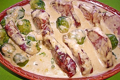 Rosenkohl - Kasseler - Auflauf 11