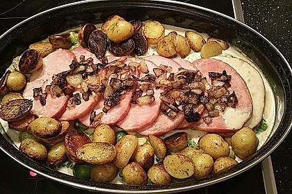 Rosenkohl - Kasseler - Auflauf 5