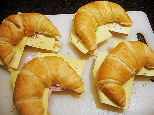 Schinken - Käse - Croissants (Rezept mit Bild) von MiriOremek | Chefkoch.de