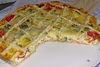 Gemüse - Quiche 4