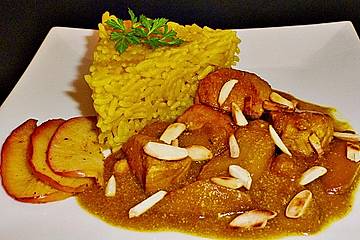 Hähnchen - Curry mit Äpfeln