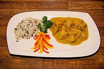 Hähnchen - Curry mit Äpfeln 1