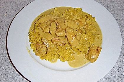 Hähnchen - Curry mit Äpfeln 4