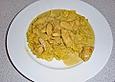 H&auml;hnchen - Curry mit &Auml;pfeln