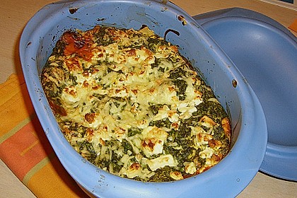 Spinat - Feta - Lasagne 6