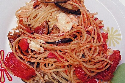 Makkaroniauflauf mit Auberginen 1
