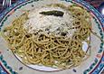 Spaghetti mit Knoblauch, &Ouml;l und Pfefferschote