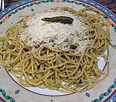 Spaghetti mit Knoblauch, &Ouml;l und Pfefferschote (Bild)