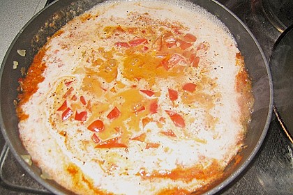 Fruchtige Paprika - Rahm - Soße 30