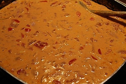 Fruchtige Paprika - Rahm - Soße 14