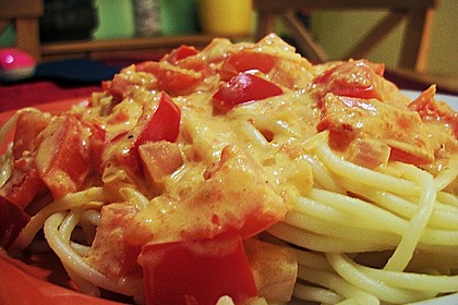 Fruchtige Paprika - Rahm - Soße 5