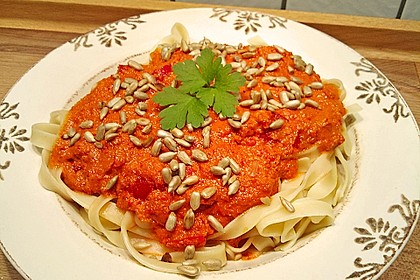 Fruchtige Paprika - Rahm - Soße 2