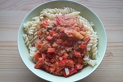Fruchtige Paprika - Rahm - Soße 7