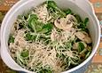 Feldsalat mit Champignons