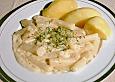 Schwarzwurzeln in Weinsauce