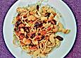 Nudelsalat mit Kidney-Bohnen