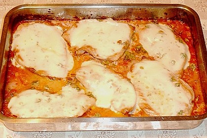 Putenschnitzel mit Mozarella 6