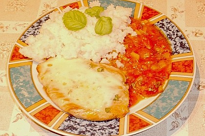 Putenschnitzel mit Mozarella 9